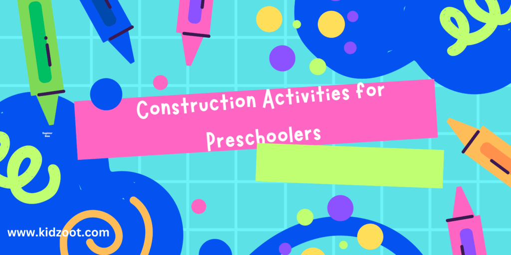 contruction preschool activities banner