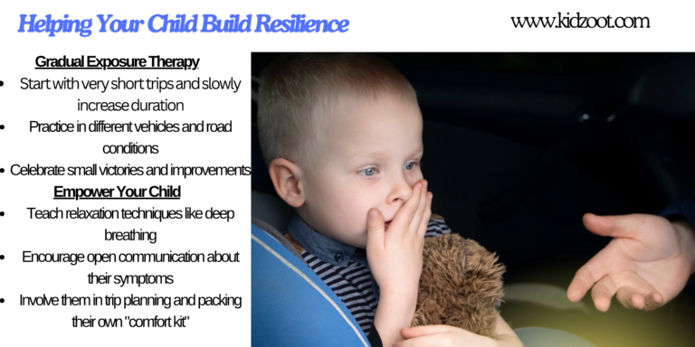 Helping Your Child Build Resilience fo car sickness