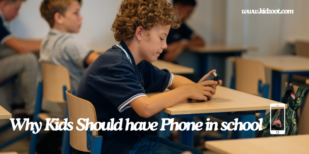 Why kids should have phones in school